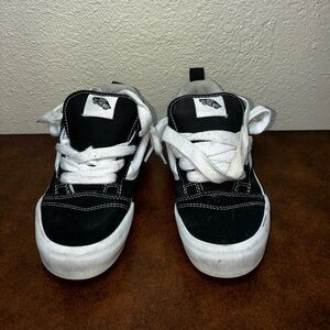 Vans Kids Classic Black and White Sneakers